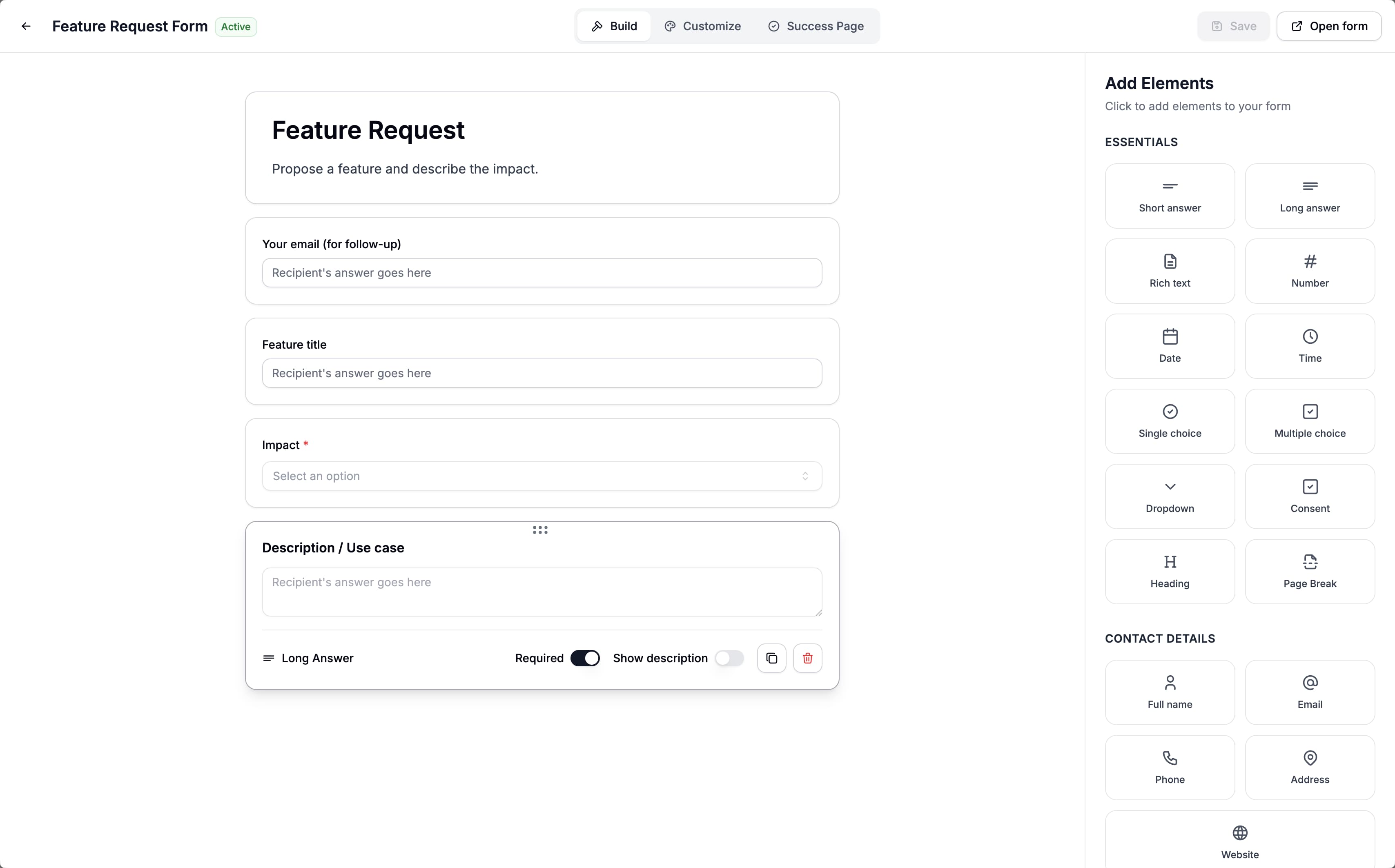 Formbox dashboard showing form submissions and workflow automation